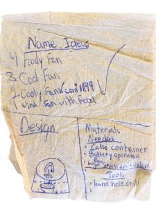 Cooly Fan - Concept Napkin